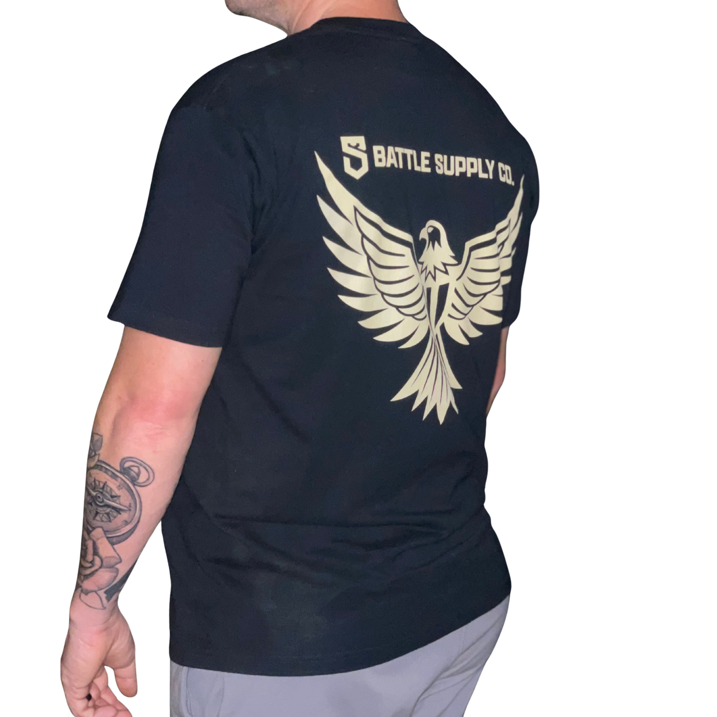 BSC Eagle 1 | Classic Seamless T-Shirt | Black