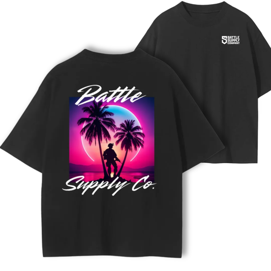 BSC Miami Vice | Classic Seamless T-Shirt | Black