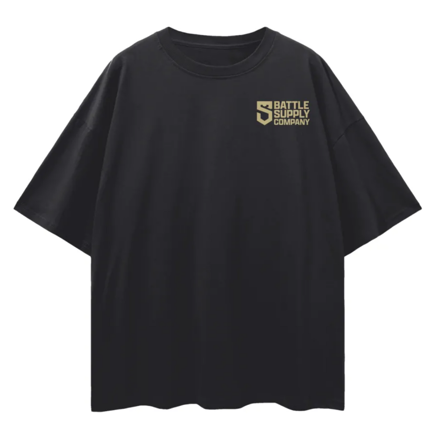 BSC Eagle 1 | Oversized Drop Shoulder T-Shirt | Black