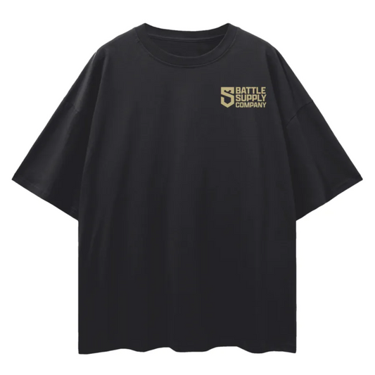 BSC Eagle 1 | Oversized Drop Shoulder T-Shirt | Black